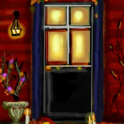 wdppumpkin contest drawing home door